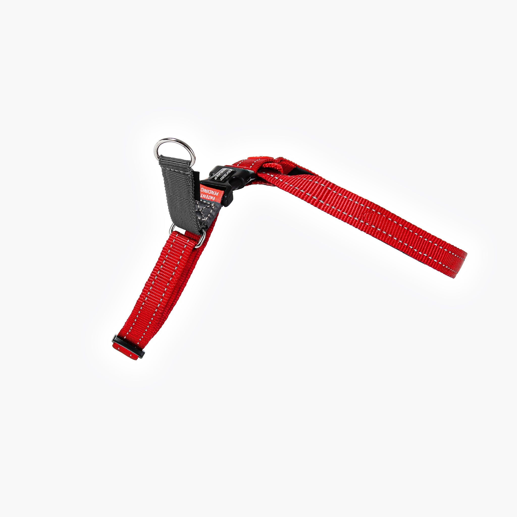 RHS view of Red EzyDog CrossCheck harness