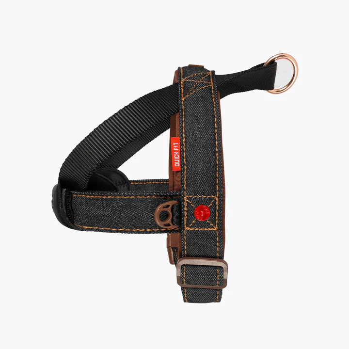 Quick Fit Harness - Black Denim