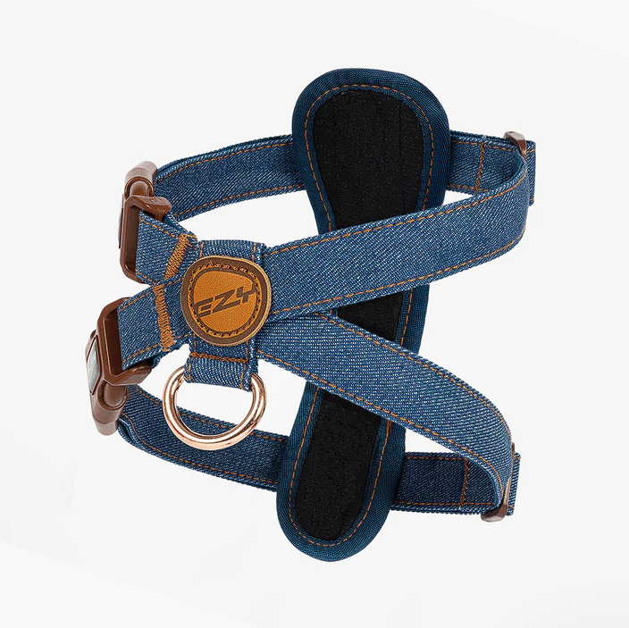 Chest Plate Harness - Denim