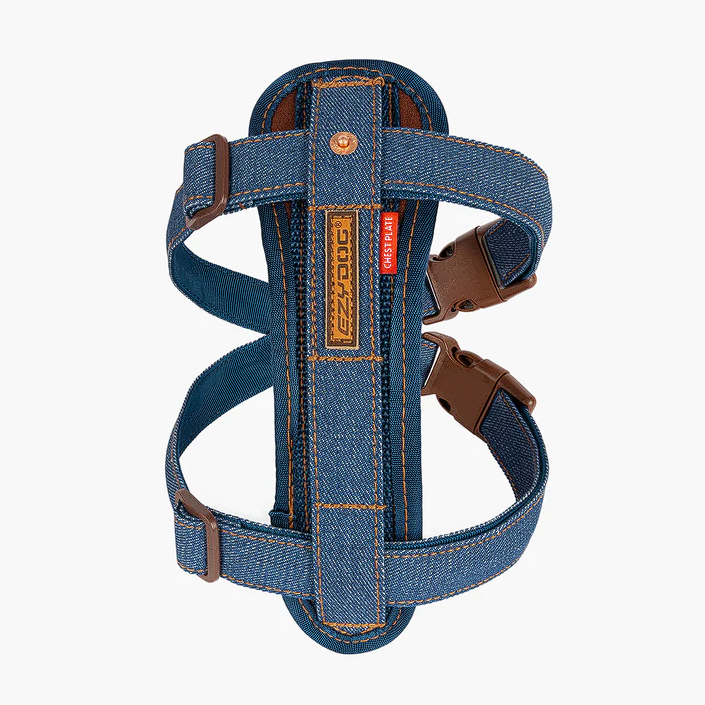 Chest Plate Harness - Denim