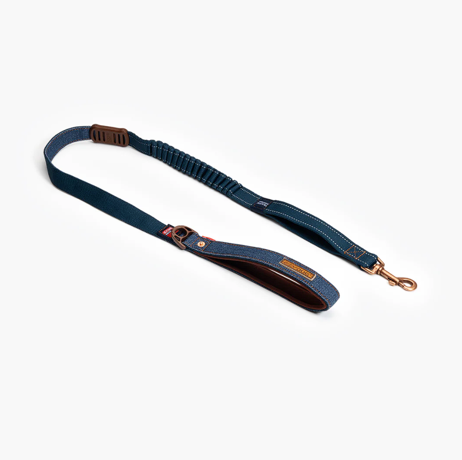 Zero Shock Leash - Denim