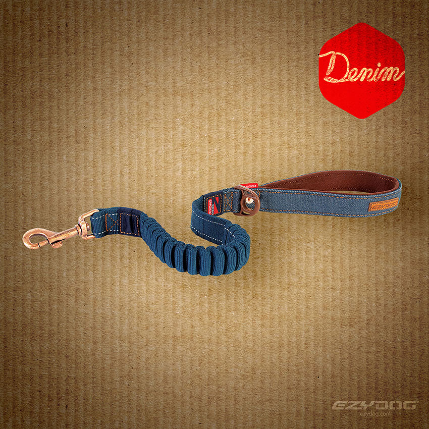 Zero Shock Leash - Denim