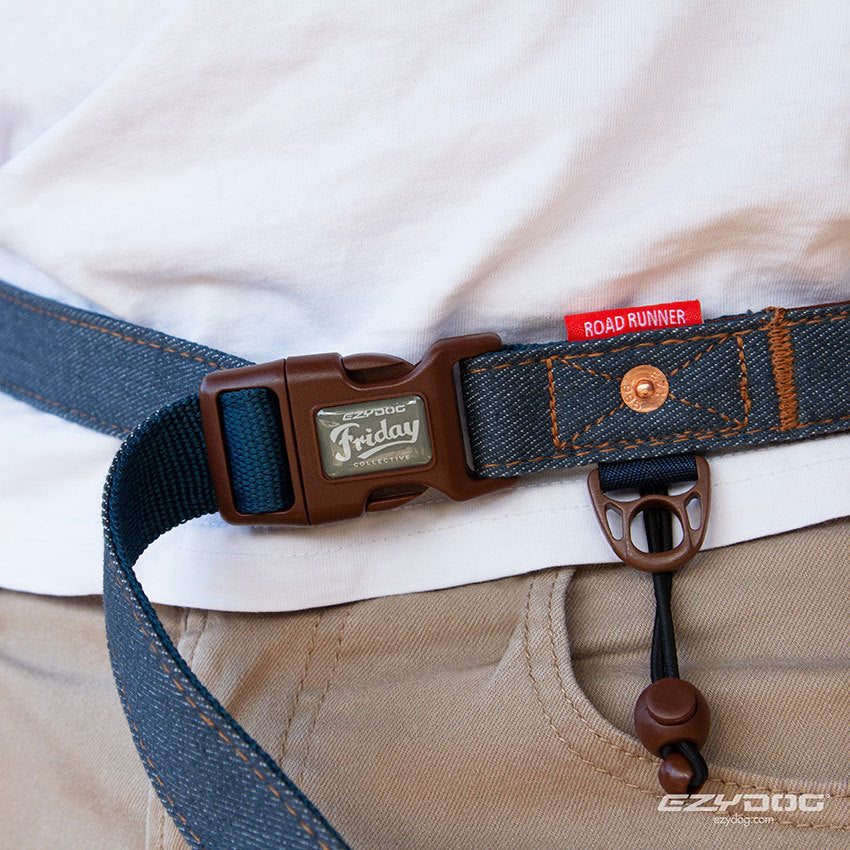 Road Runner Leash - Denim