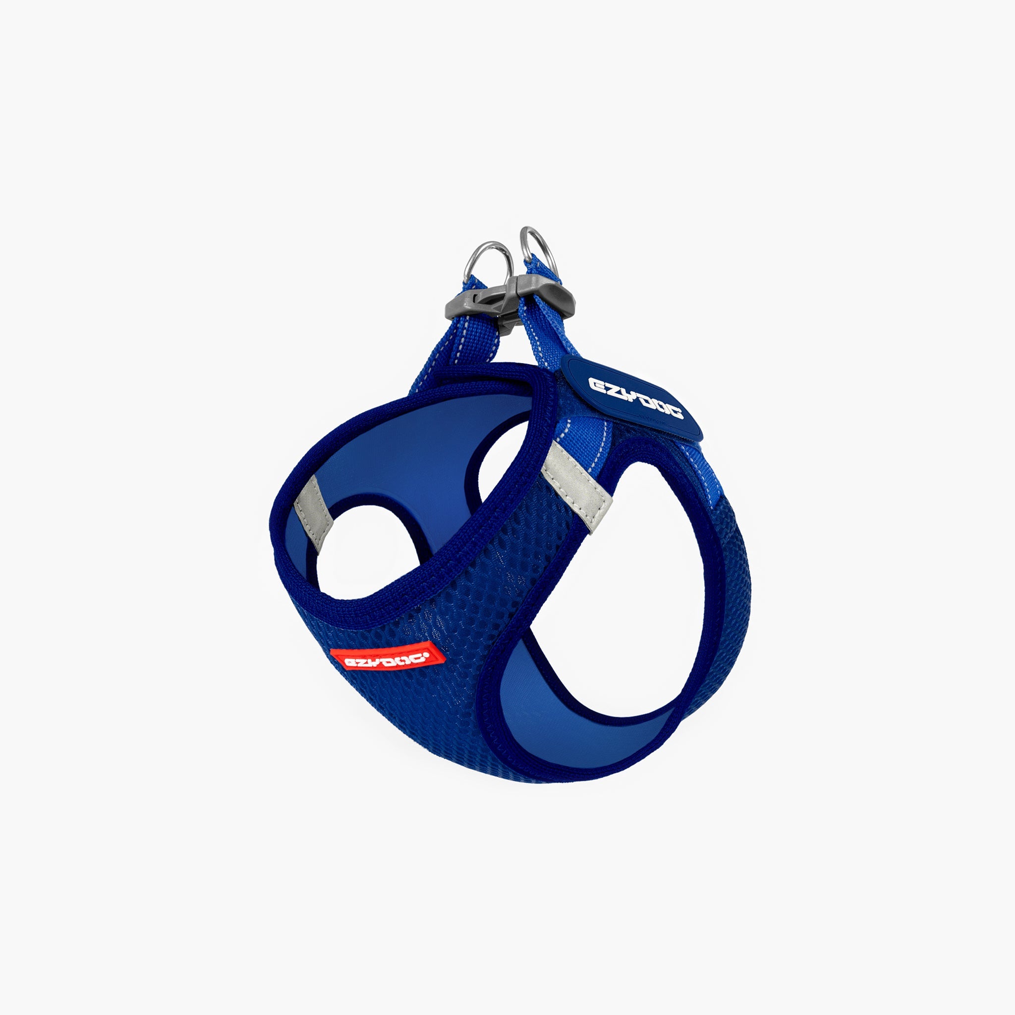 FORMFIT EzyDog Blue Mesh Harness seen from Front Angle
