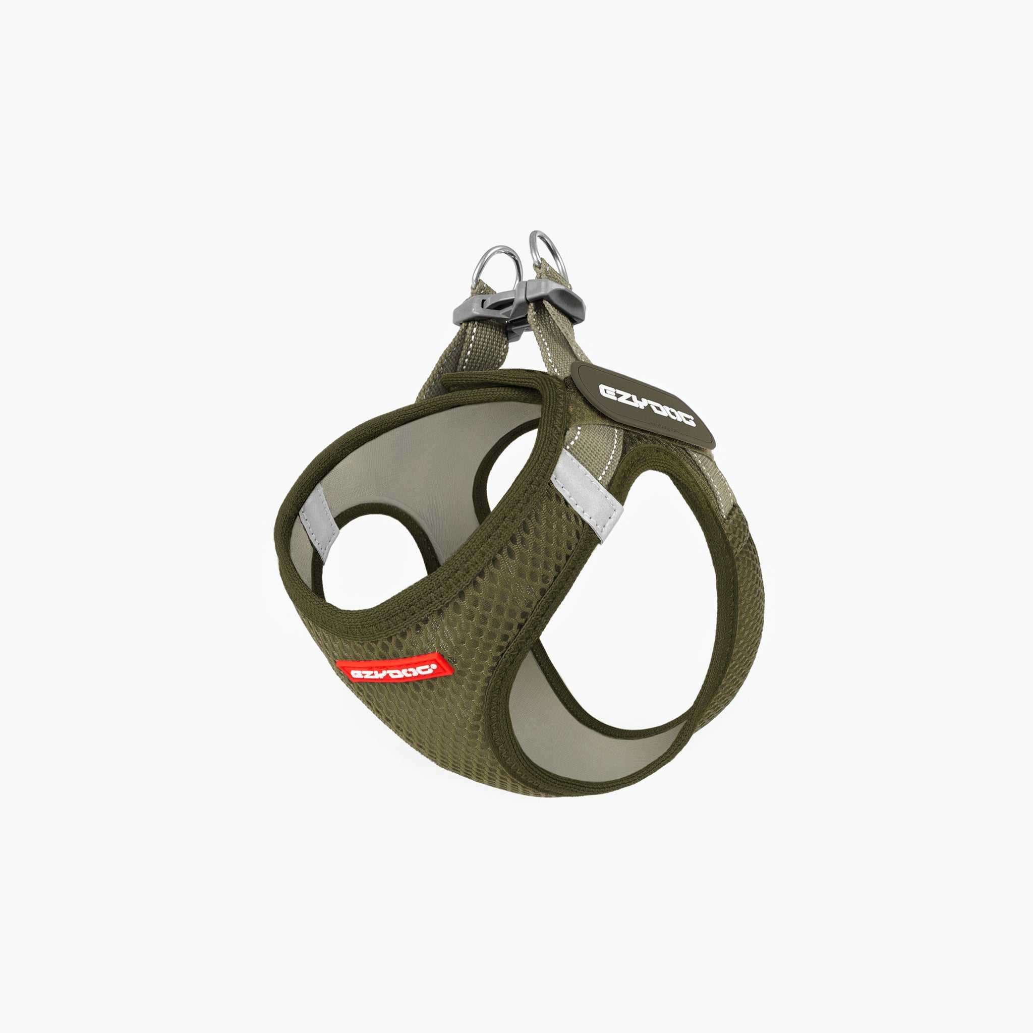 Front Angle view of FORMFIT Green Mesh Harness